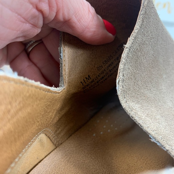 Suede Split Side Open Toe Booties NWOT - Picture 6 of 7